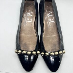 AGL Designer Leather Flats